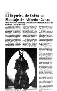 Fernando González y su versión del "Peer Gynt"