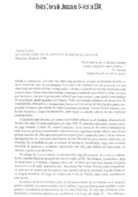 La literatura de al-andalus durante el siglo XI