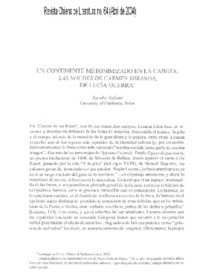 Un continente metonimizado en la cabeza: Las Noches de Carmen Miranda