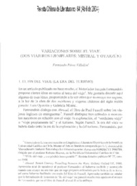 Variaciones sobre el viaje (dos viajeros ejemplares: Mistral y Oyarzún)