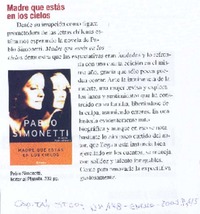 Madre que estás en los cielos