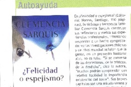 ¿Felicidad o espejismo?