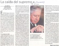 La caída del supremo