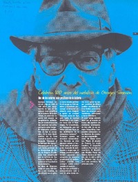 Celebran 100 años del natalicio de Georges Simenon