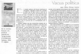 Vacua política