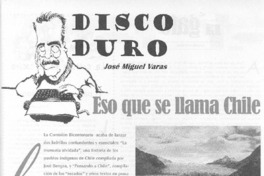 Eso que se llama Chile