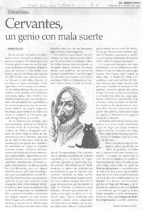 Cervantes, un genio con mala suerte