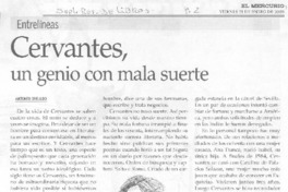 Cervantes, un genio con mala suerte