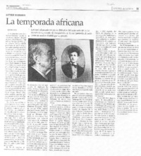 La temporada africana