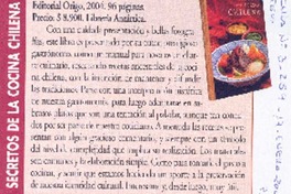 Secretos de la cocina chilena