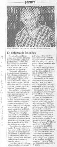 En defensa de los niños
