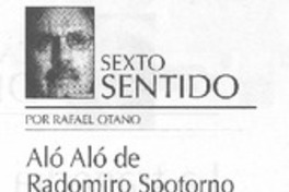 Aló aló de Radomiro Spotorno
