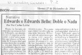 Edwards o Edwards Bello: doble o nada