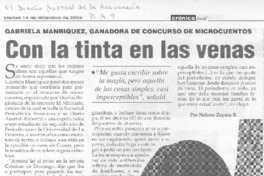 Con la tinta en las venas