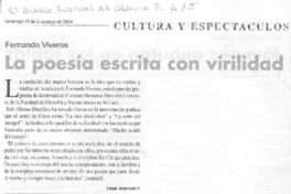 La poesía escrita con virilidad