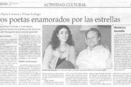 Dos poetas enamorados por las estrellas