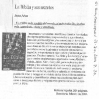 La Biblia y sus secretos