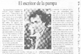 El escritor de la pampa