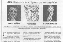 2004 literario en siete cápsulas para su digestión