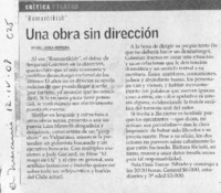 Una obra sin dirección