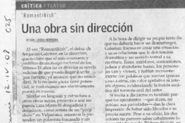 Una obra sin dirección