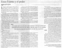 Enzo Faletto y el poder