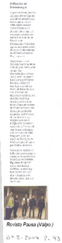 X muestra de dramaturgia