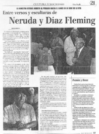 Neruda y Díaz Fleming