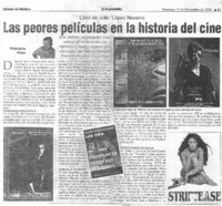 Las peores películas en la historia del cine