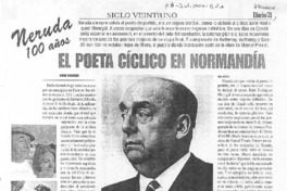 El poeta cíclico en Normandía
