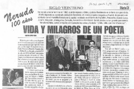 Vida y milagros de un poeta
