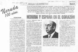 Neruda y España en el corazón