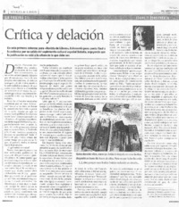 Crítica y delación