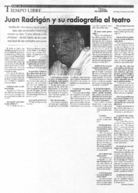 Juan Radrigán y su radiografía al teatro [entrevista]