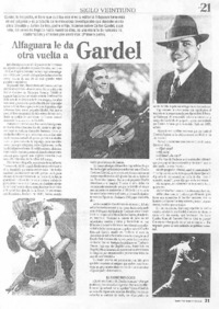 Alfaguara de la otra vuelta a Gardel