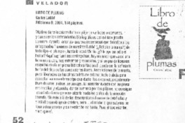 Libro de plumas