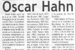 Óscar Hahn