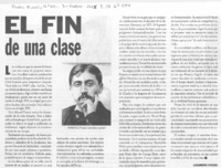 El fin de una clase