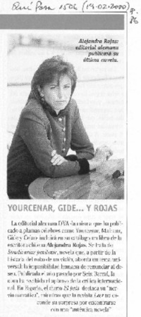 Yourcenas, Gide... y Rojas