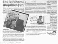 Los 20 poemas en mapudungun