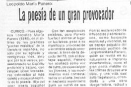 La poesía de un gran provocador