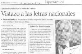 Vistazo a las letras nacionales