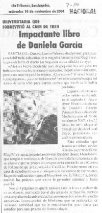 Impactante libro de Daniela García