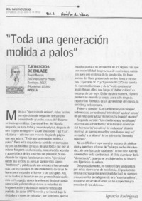Toda una generación molida a palos