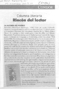 La Alegría del pueblo