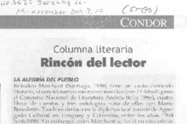 La Alegría del pueblo