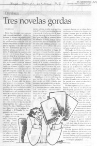 Tres novelas gordas