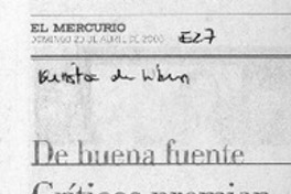 Críticos premian a Mellado y González