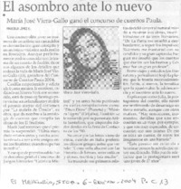 El asombro ante lo nuevo