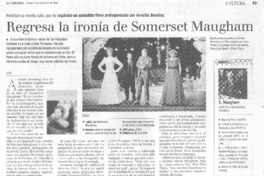 Regresa la ironía de somerset Maugham